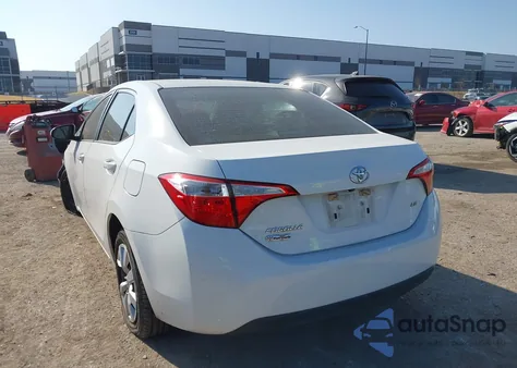 2016 Toyota Corolla Le from USA, damaged, VIN 5YFBURHEXGP416932